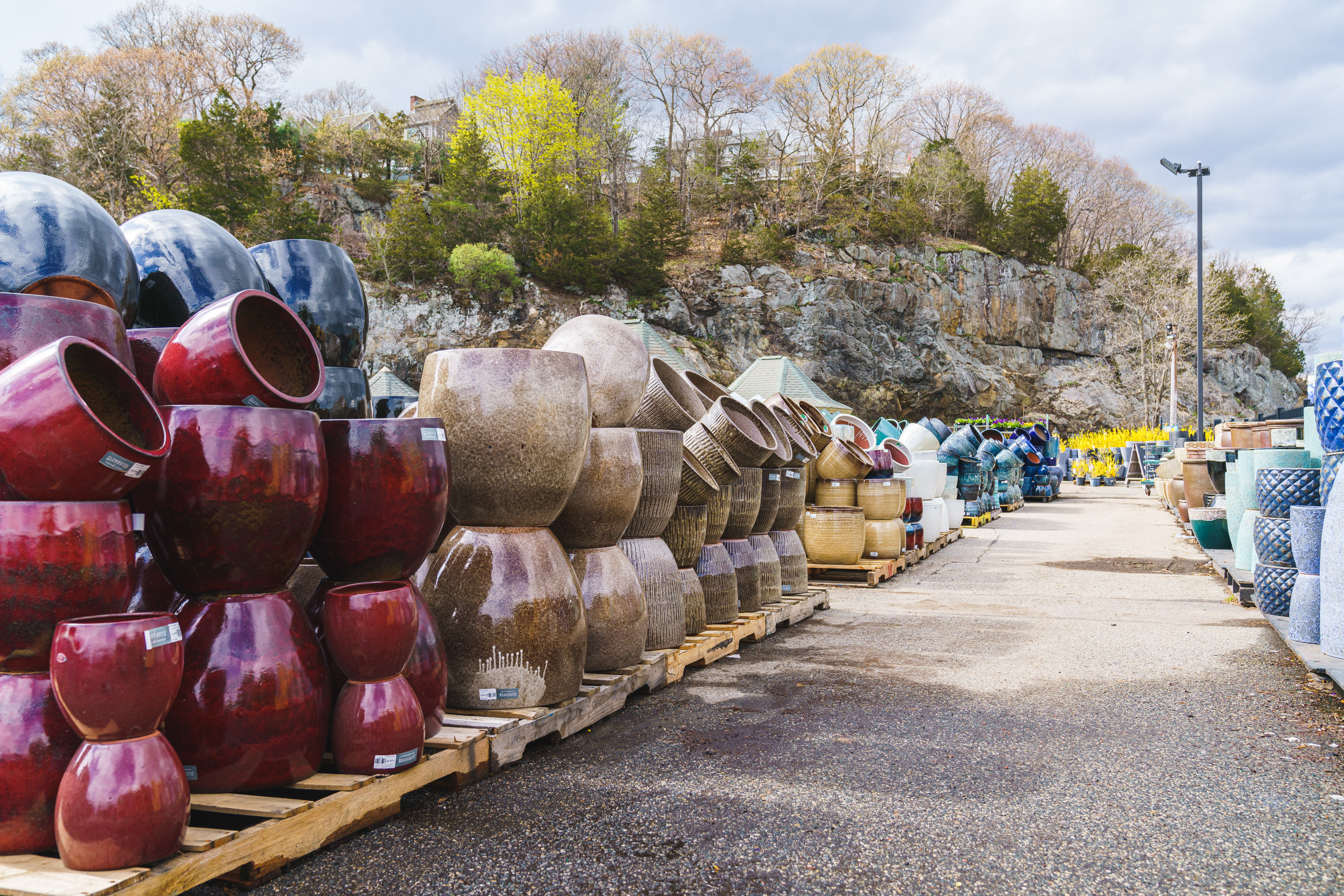 glazed pottery
